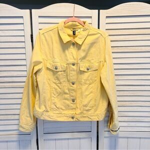 H&M Sunny Yellow Jean Jacket